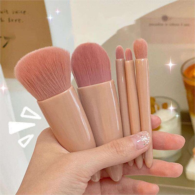 Lisslune | Portable Makeup Brush with Mirror