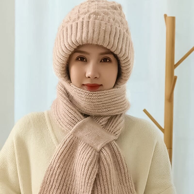 Lisslune | Integrated Hearing Protection Windproof Hat Scarf
