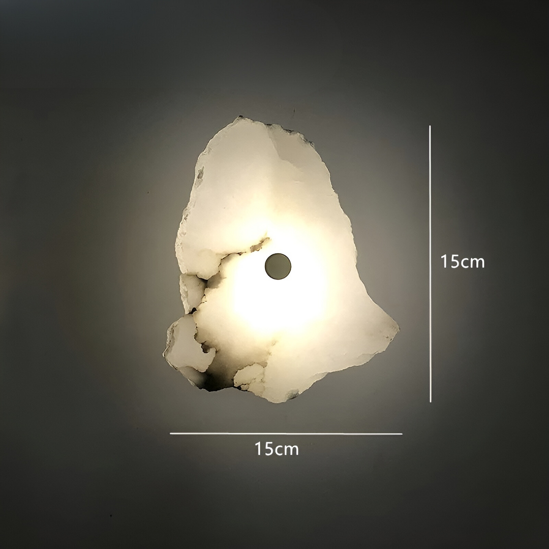 Lisslune | MarbleGlow - Luxurious LED Wall Lamp made of Marble