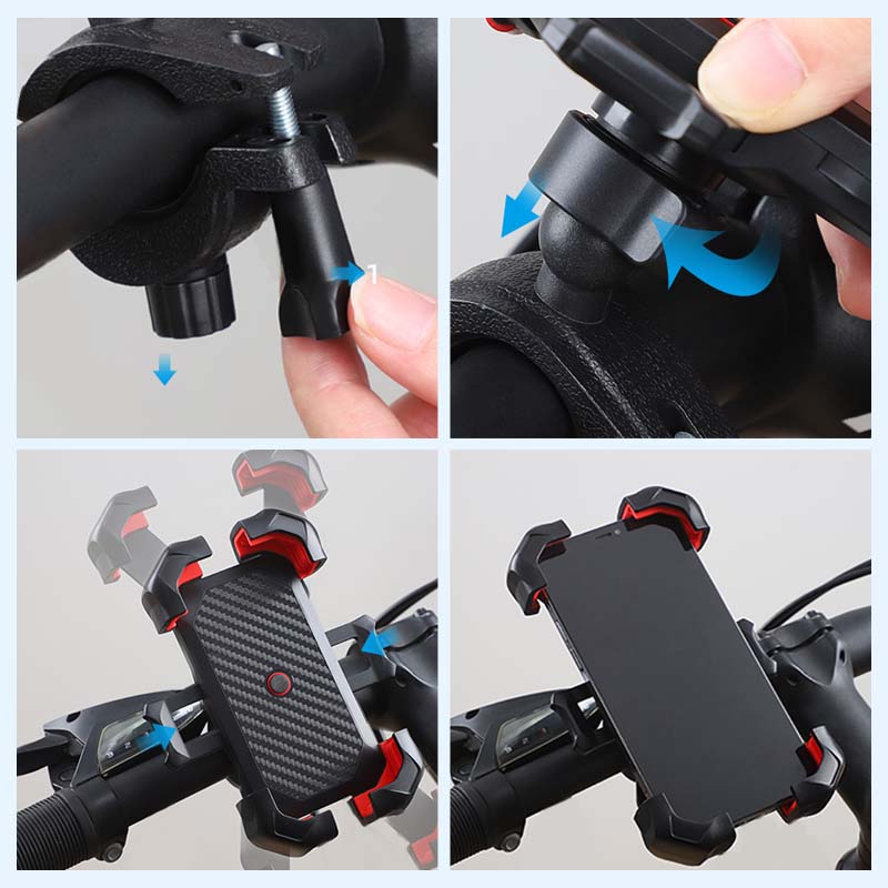 Lisslune | Universal Bike Phone Holder with 360° View