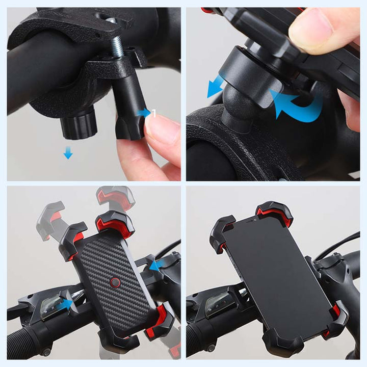 Lisslune | Universal Bike Phone Holder with 360° View