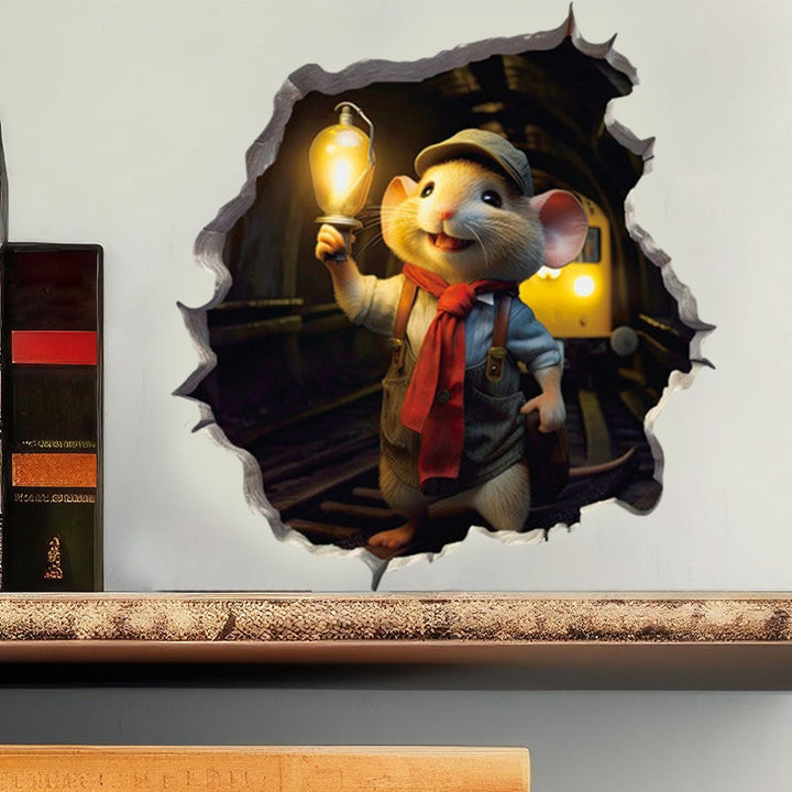 Lisslune | Wall Sticker Mouse Hole