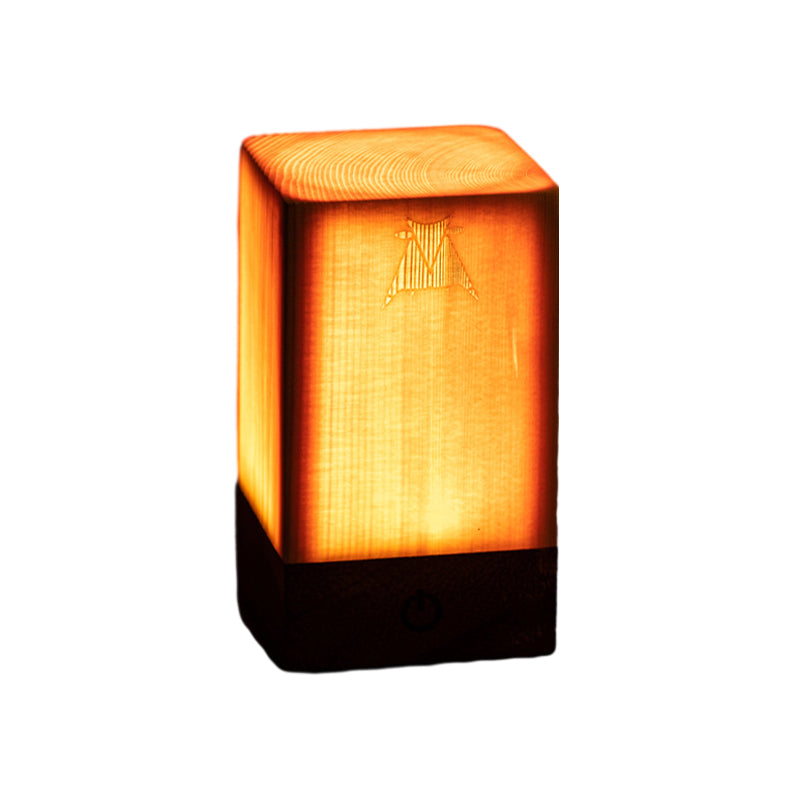 Lisslune | LumiWood – LED table lamp with battery and touch control