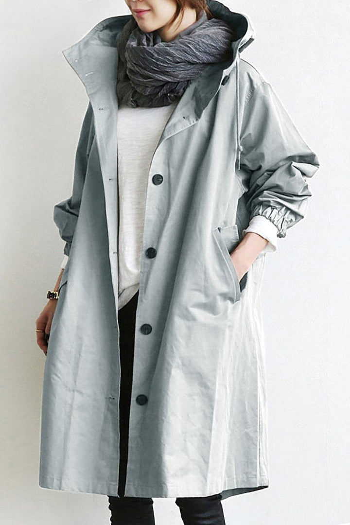 Lisslune | Women's Long Jacket with Hood