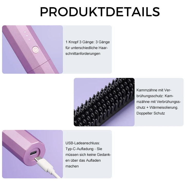 Lisslune | Wireless Hair Straightener