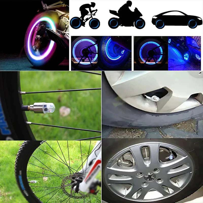 Lisslune | Tire Valve LED Caps
