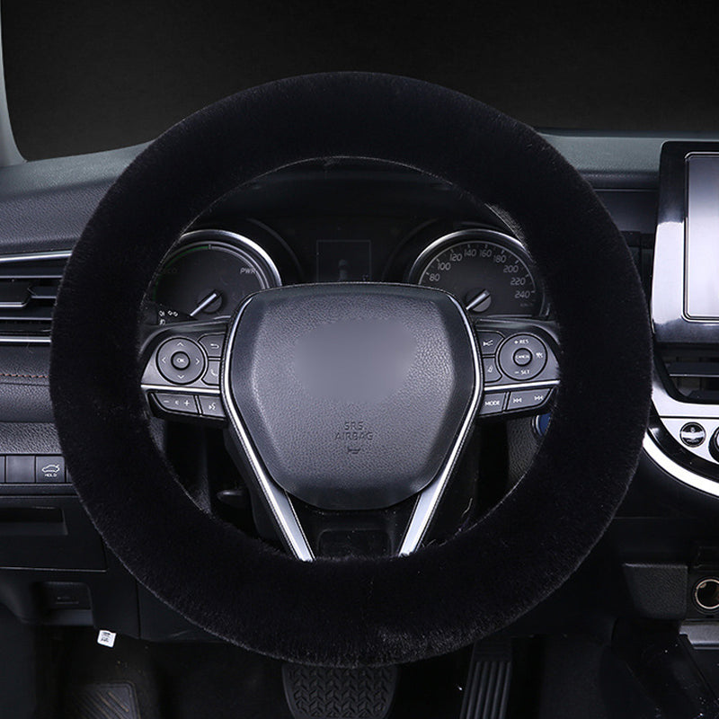 Lisslune | Universal Plush Car Steering Wheel Cover