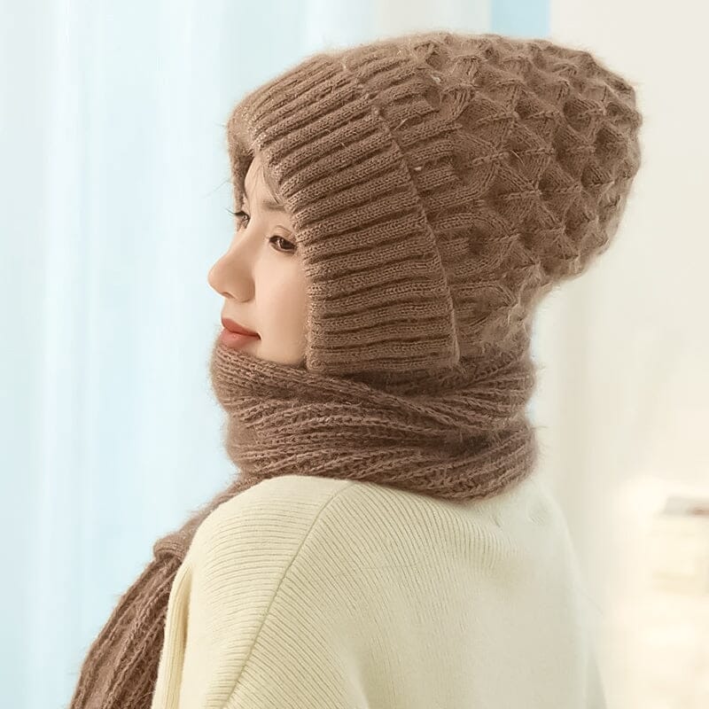 Lisslune | Integrated Hearing Protection Windproof Hat Scarf