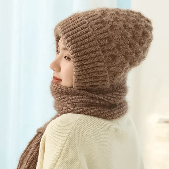 Lisslune | Integrated Hearing Protection Windproof Hat Scarf