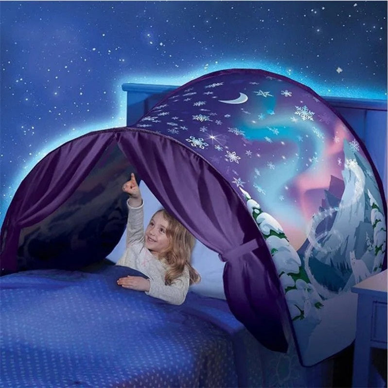 Lisslune | KidsDream Bed Tent – Create Magical Dreams with the Fantasy Tent – Easy to Install