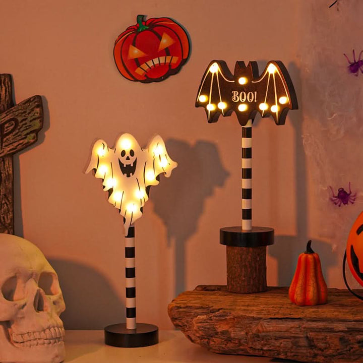 Lisslune | Solar-Powered LED Halloween Garden Lantern