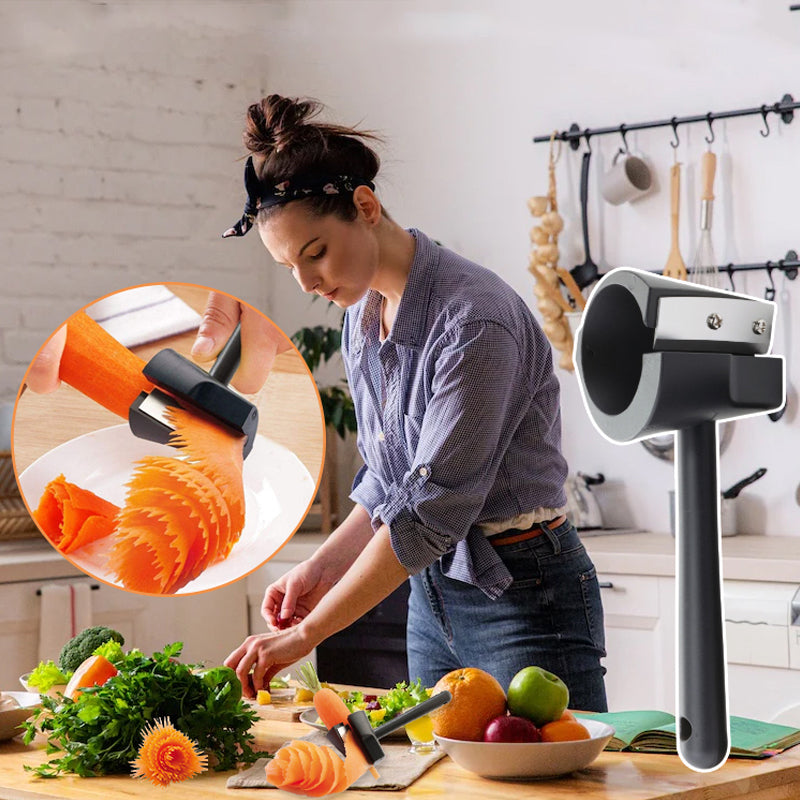 Lisslune | Spiral-shaped flower roller for fruits and vegetables