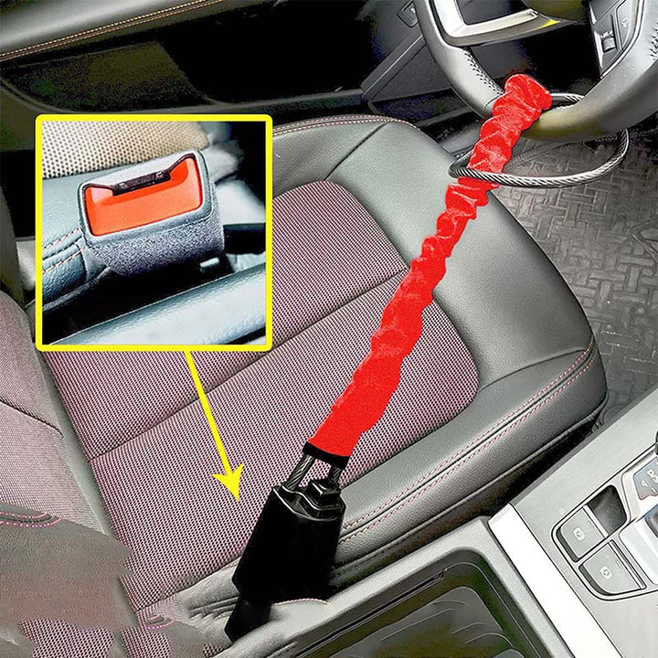 Lisslune | Unbeatable Steering Wheel Lock - Highest Theft Protection