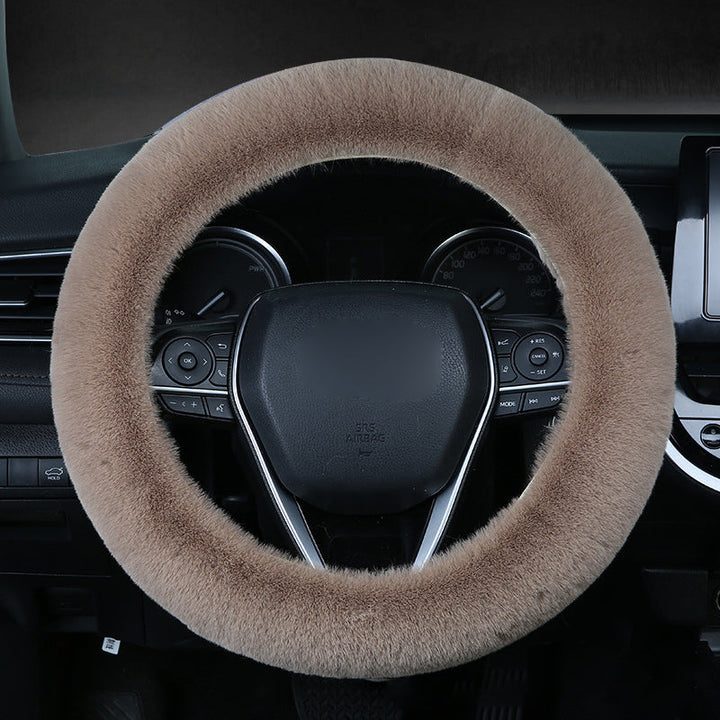 Lisslune | Universal Plush Car Steering Wheel Cover