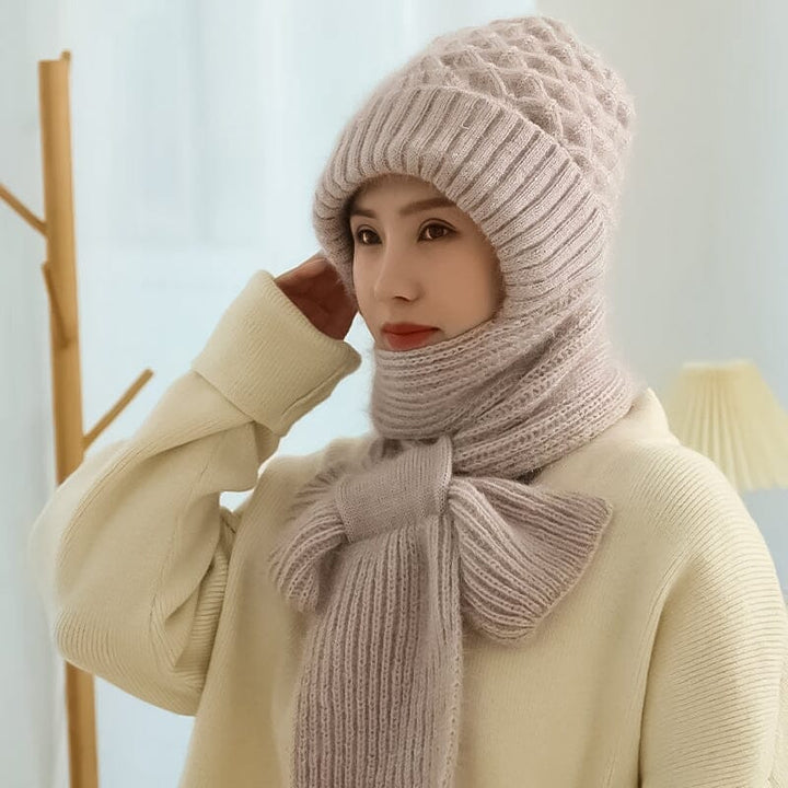 Lisslune | Integrated Hearing Protection Windproof Hat Scarf