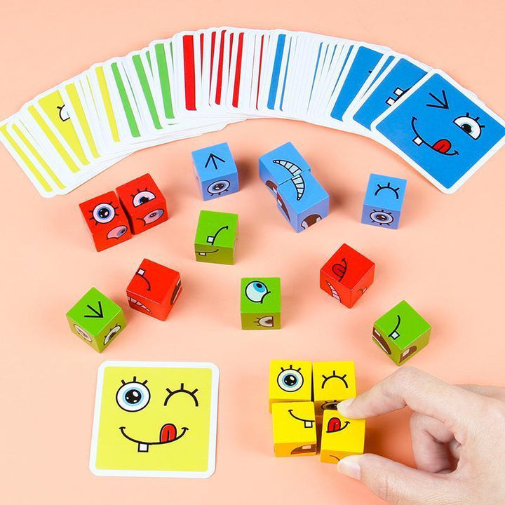 Lisslune | BlockiMix Wooden Puzzle Game – Colorful Educational Blocks for Toddlers and Preschoolers