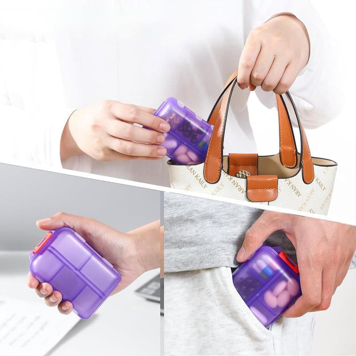 Lisslune | Travel Pill Organizer Box (161 Labels for Customization)