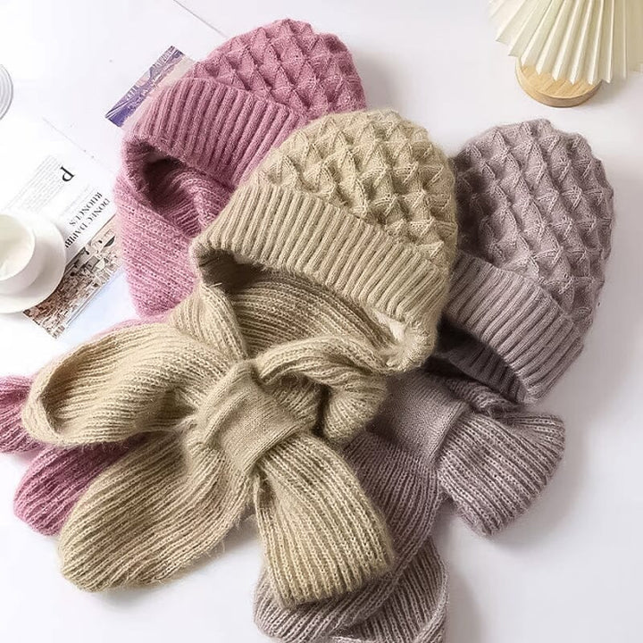 Lisslune | Integrated Hearing Protection Windproof Hat Scarf