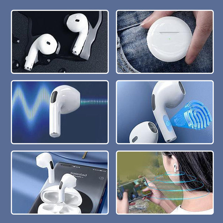Lisslune | Original Air Pro 6.0 TWS Wireless Bluetooth Earbuds Mini Pods