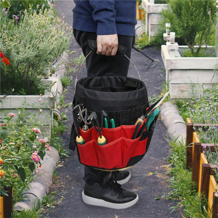 Lisslune | 42-Pocket Multifunctional Garden Tool Storage Bag – Large Storage for Tools