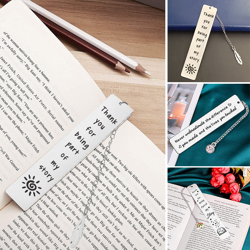 Lisslune | Longer Stainless Steel Bookmark