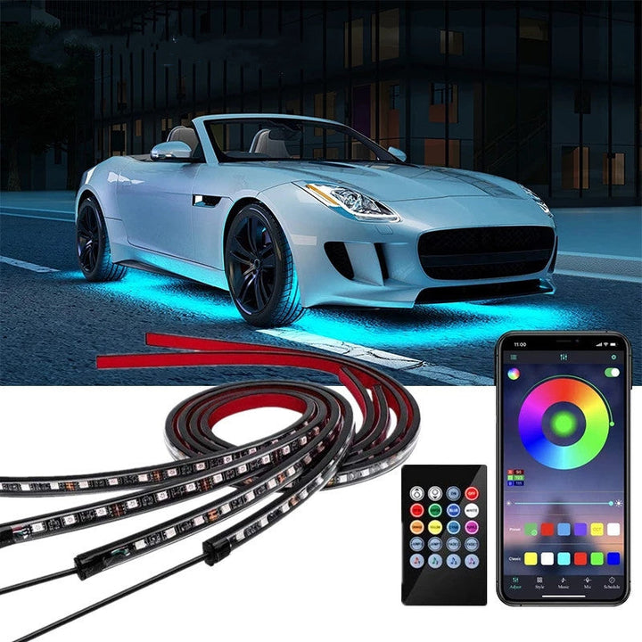 Lisslune | Car Chassis Remote Control Colorful Ambient Lights