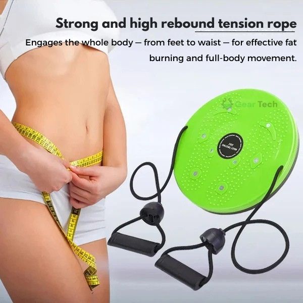 Lisslune | Waist Whisper Twisting Disc Pro | Magnetic Massage Balance Board for Core Strength & Waist Training at Home