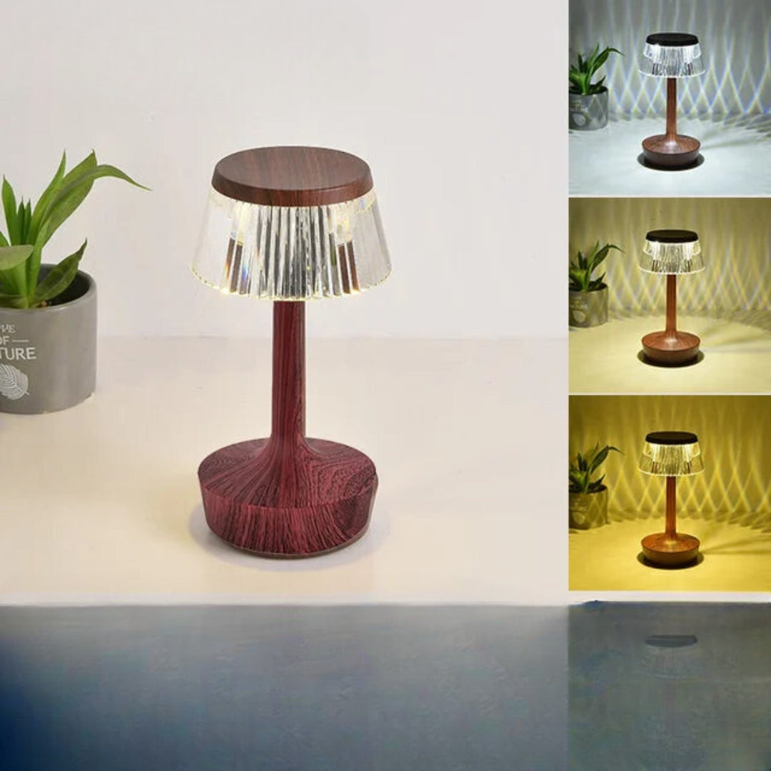 Lisslune | Rechargeable Crystal Table Lamp