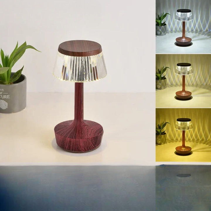 Lisslune | Rechargeable Crystal Table Lamp