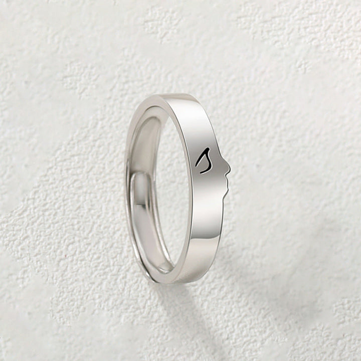 Lisslune | Love at first kiss couple rings