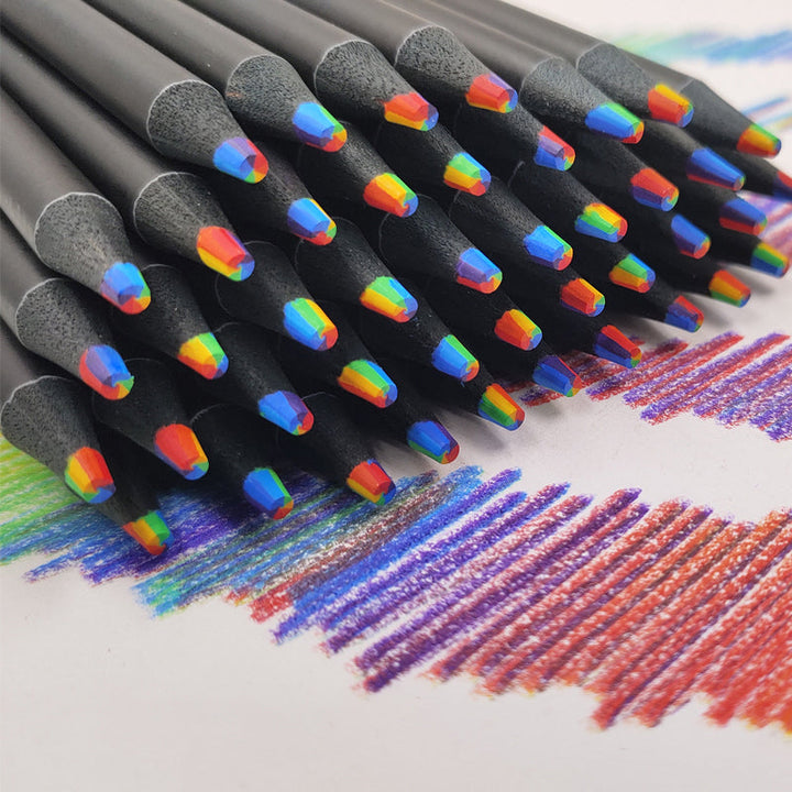 Lisslune | Fun Rainbow Gradient Colored Pencil