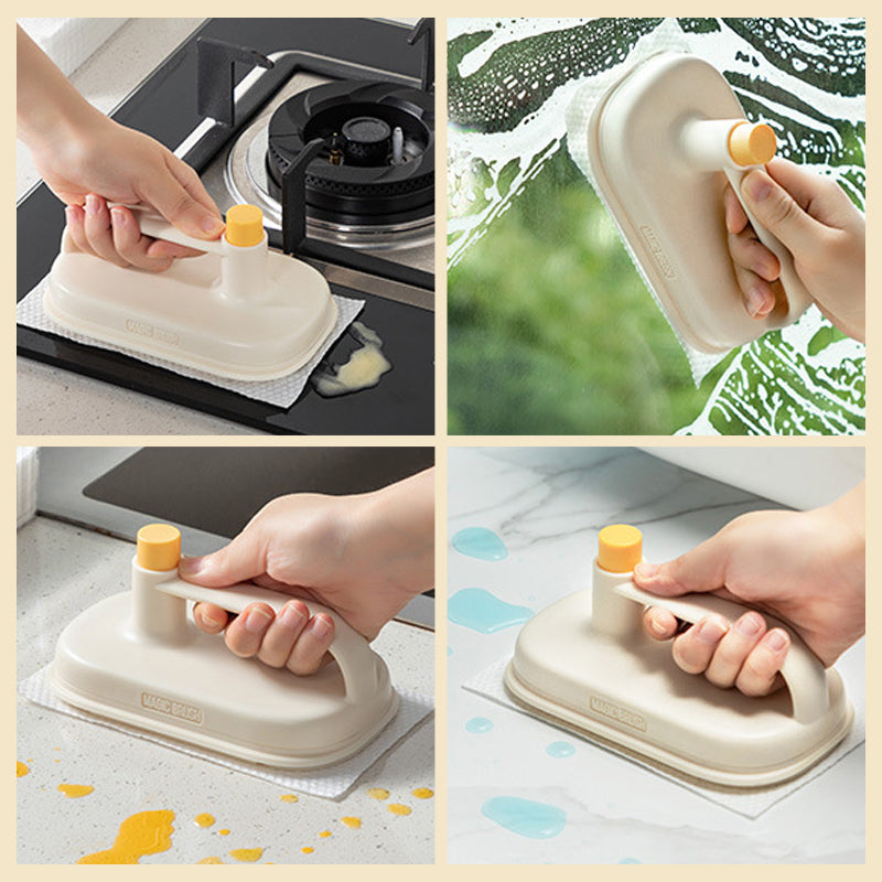 Lisslune | Kitchen cleaning brush & interchangeable disposable magic cloth