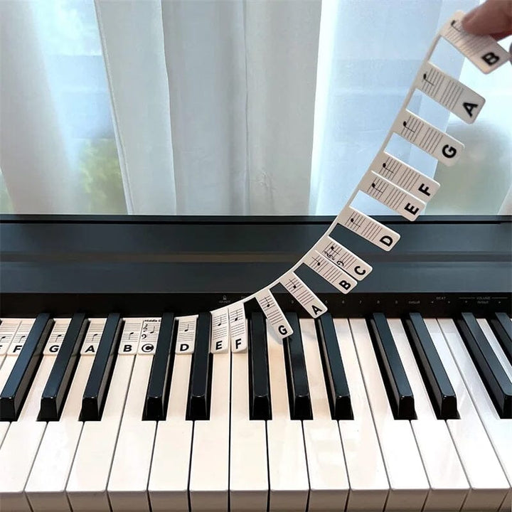 Lisslune | Removable Piano Keyboard Note Labels