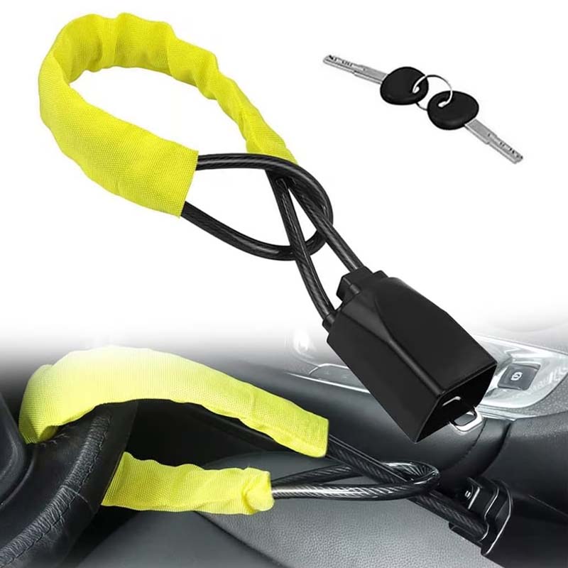 Lisslune | Unbeatable Steering Wheel Lock - Highest Theft Protection