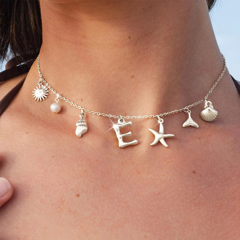Lisslune | Ocean letter chain