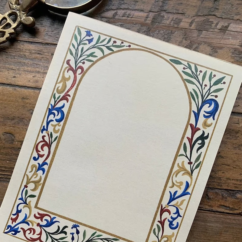 Lisslune | Stationery of the medieval notepad series