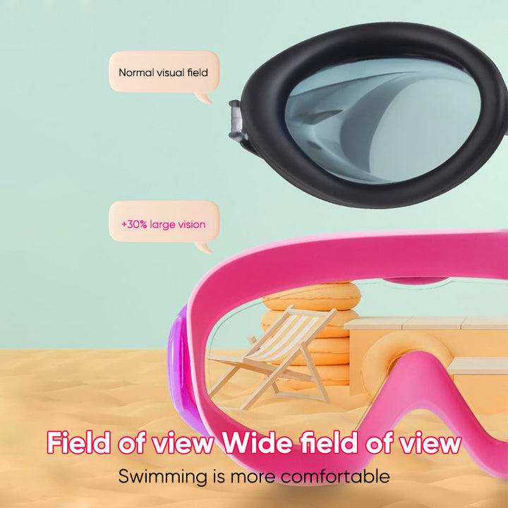 Lisslune | HD large frame waterproof and anti-fog swim goggles