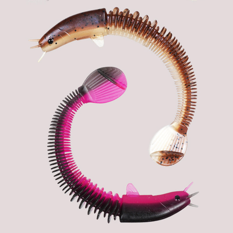 Lisslune | New Design Angler Dragon Hole Bait 46 Sections Soft Bait