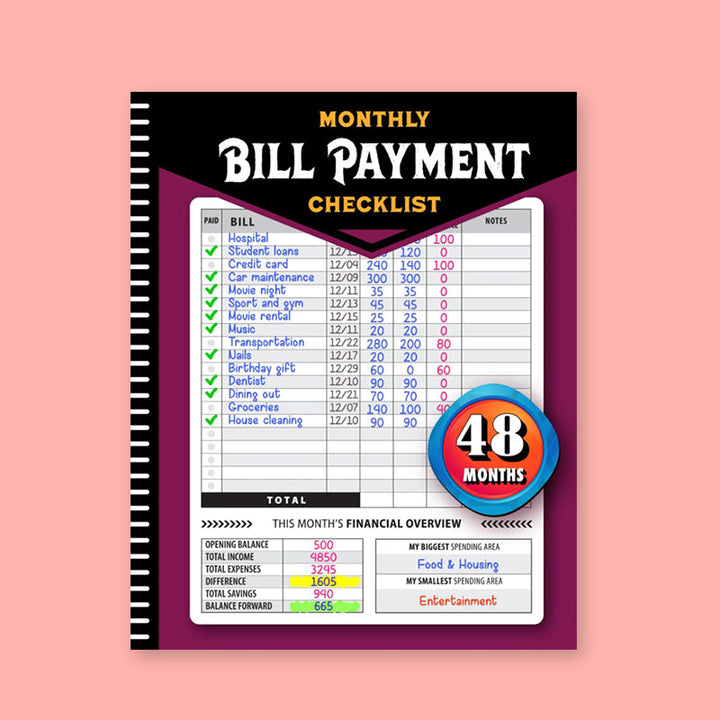 Lisslune | Invoice Payment Management Book