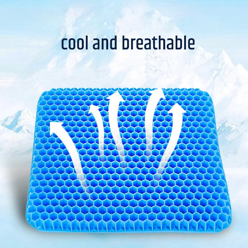 Lisslune | Cushion with Honeycomb Shape (Cushion + Cover for Seat Cushion)