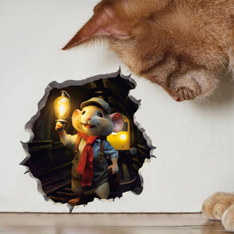 Lisslune | Wall Sticker Mouse Hole