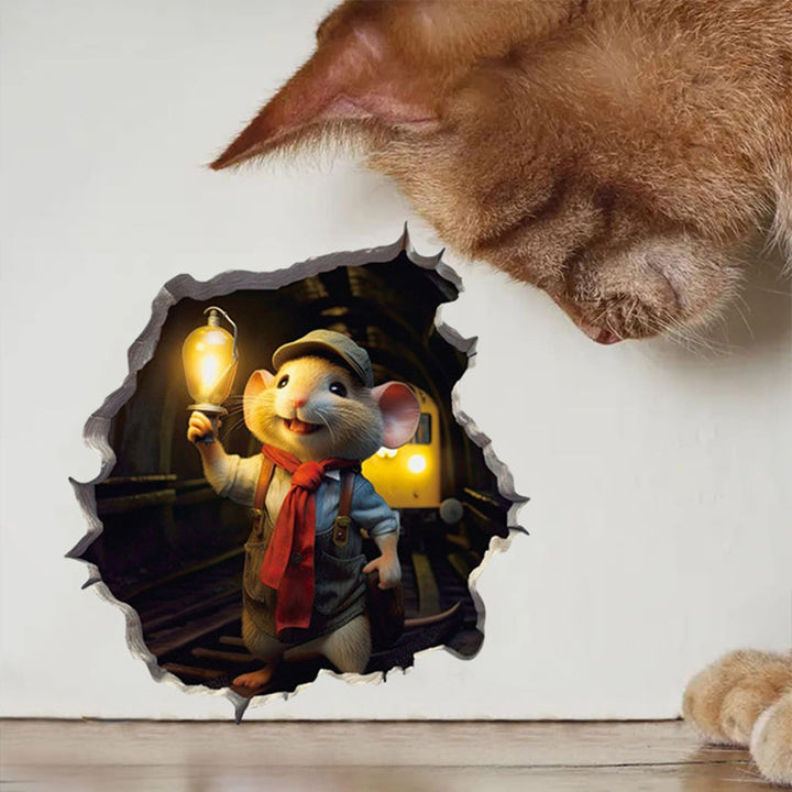 Lisslune | Wall Sticker Mouse Hole