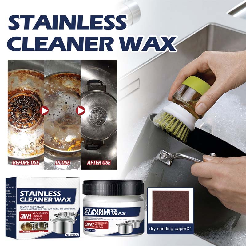 Lisslune | Magic Nano Stainless Steel Cleaning Paste Wax