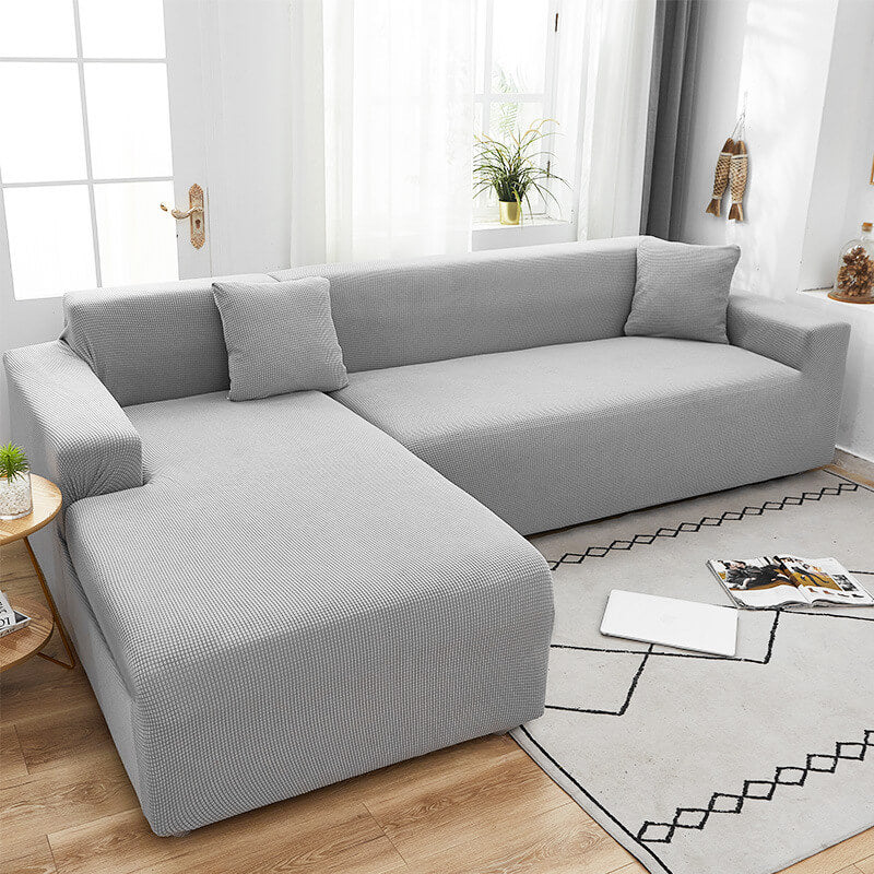 Lisslune | FlexiCover Elastic Sofa Cover – Protection Cover for Corner Sofas and Standard Sofas