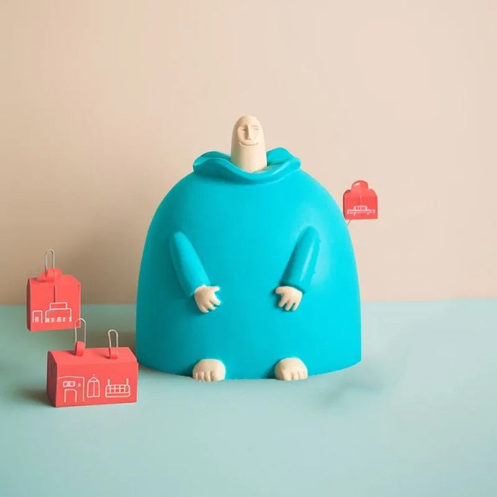 Lisslune | Small Blue Middle Finger Ornament
