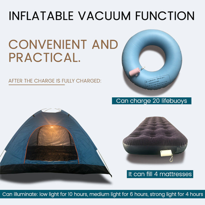 Lisslune | Portable Air Pump + Camping Light