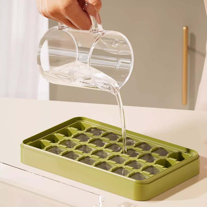 Lisslune | No dirty hands press ice grid molds