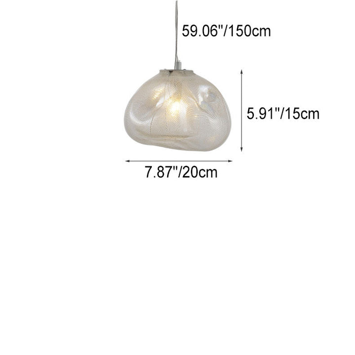 Lisslune | CloudNova Glass Pendant Light | Modern Design | Unique Cloud Look | Ambient Lighting