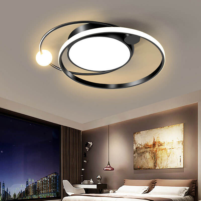 Lisslune | Nordic Round Circle LED Ceiling Light flush mounted