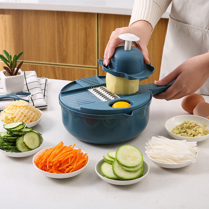 Lisslune | 12-in-1 multifunctional vegetable cutter
